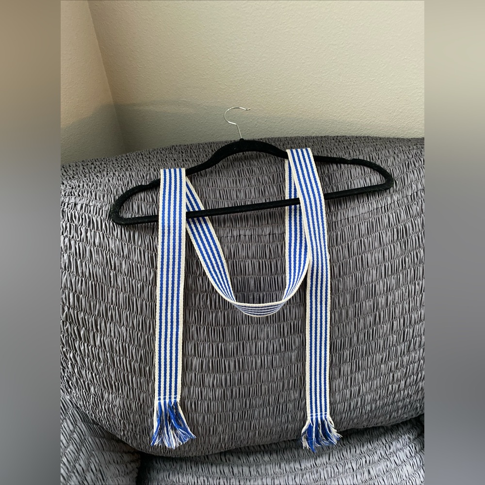 cabi Blue woven belt Size M